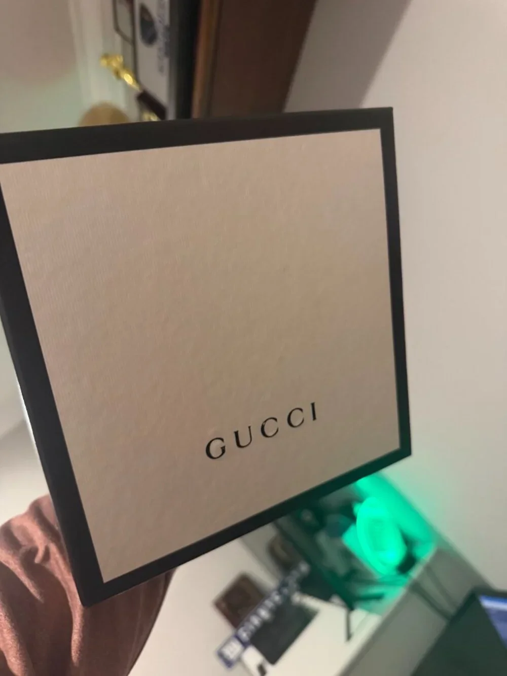 Authentic Gucci GG Marmont Black Leather Double G Belt Size 80/32 – 414516